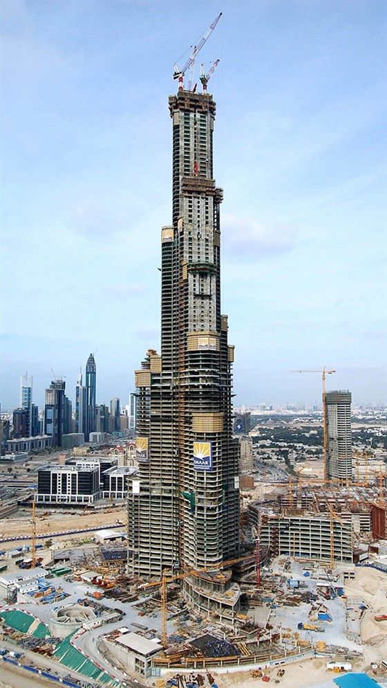 迪拜塔玻璃幕墻工程